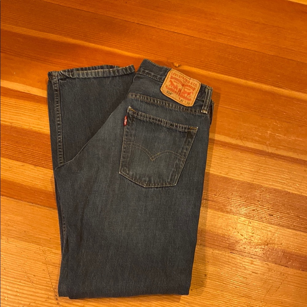 Levi's Men's 514 Blue Jeans